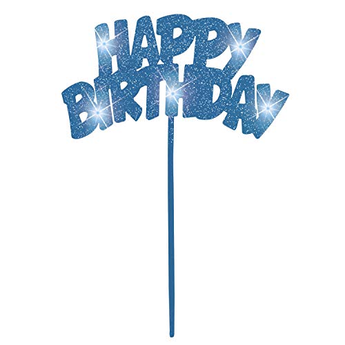 Unique Industries Unique Party Decoration, 6.2" x 10.2", Blue