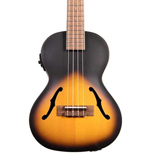 Kala KA-JTE/2TS Archtop Tenor Ukulele, Tobacco Burst