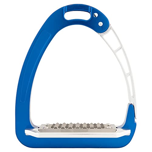 Acavallo Arena Aluplus Aluminium Stirrup, One Size, Blue, Horse Equipment Accessories