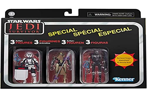 Hasbro Star Wars The Vintage Collection Gaming Greats Jedi: Survivor 3 3/4-Inch Scale Action Figures 3-Pack