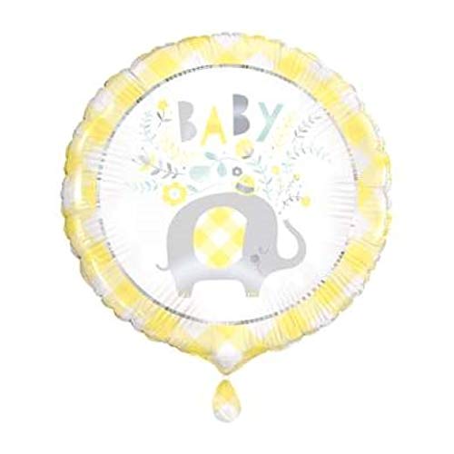 Unique Industries "Baby" Elephant Foil Balloon (12 Pcs) - 1 Pack