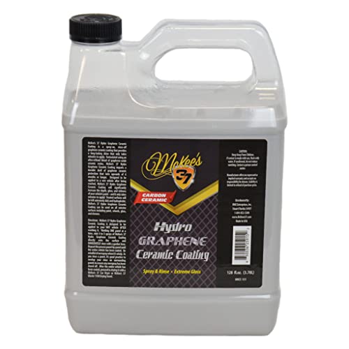 McKee's 37 Hydro Graphene Ceramic Spray Coating (SiO2 Carbon Spray & Rinse Protectant), 128 fl. oz.