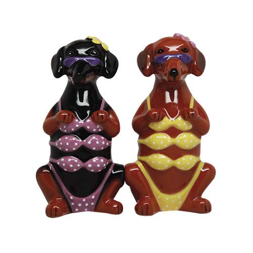 Pacific Trading Giftware ATTRACTIVES Salt and Pepper Shaker - Bikini Hotties