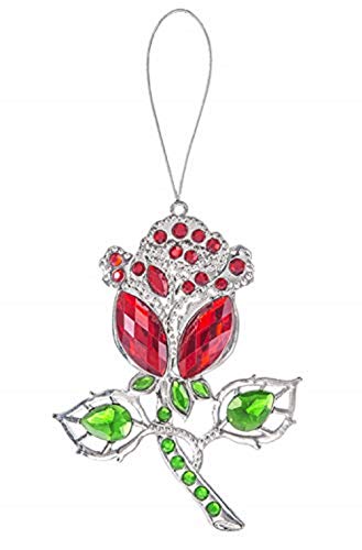 Ganz Red Rose Ornament