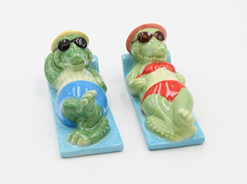 Cosmos Gifts 20787 Alligator Tanning Salt and Pepper Shaker