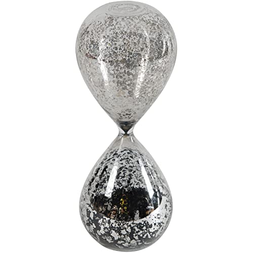 A&B Home 30 Min. Mercury Hourglass Sand Timer Black 8"