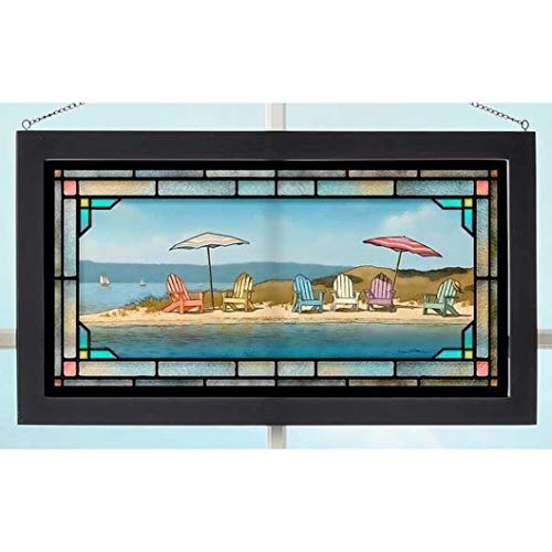 Wild Wings(MN) Wild Wings 5386500005 Stained Glass Art, 23-inch Width (Summer Colors)