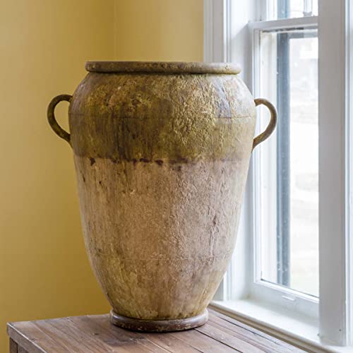 Park Hill Collections ECM80874 Metal French-Style Garden Pot, Large