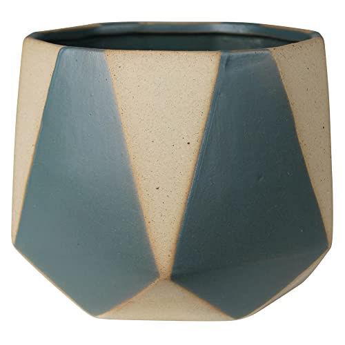 HomArt Calico Green Cachepot, 6-inch Length, Ceramic