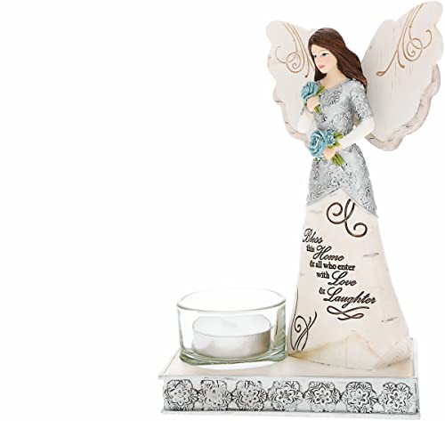 Pavilion Tealight Angel Holder-Bless This Home (6.75")