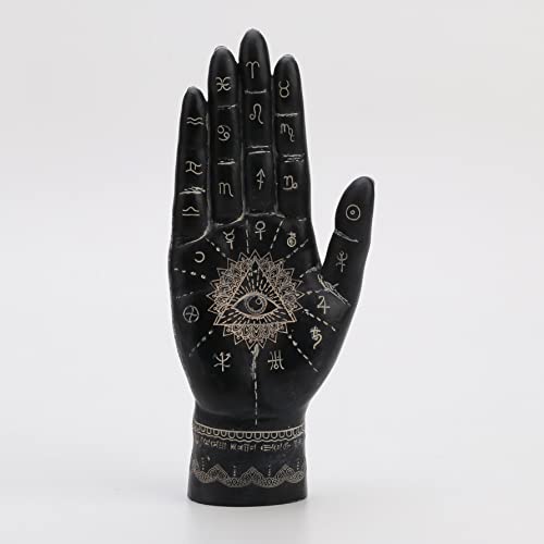 Unicorn Studio Veronese Design 9 1/2" Mystic Eye of Providence Hamsa Hand Resin Figurine
