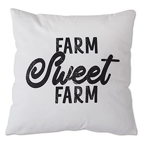 CTW 780322 Double Sided Farm Sweet Farm Pillow, 18-inch Square