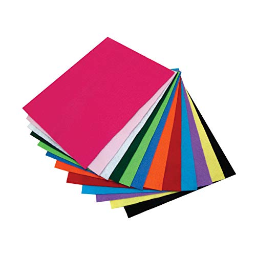 Hygloss Products 8312 Felt Sheets Scrapbooking Paper (8312)