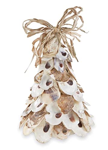 Mud Pie  Medium Oyster Shell Tree,10 1/2" x 6" diameter