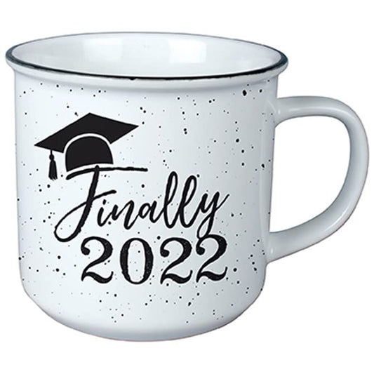 Carson Home Finally 2022 Vintage Mug, 5-inch Length, Holds 13 oz., Porcelain