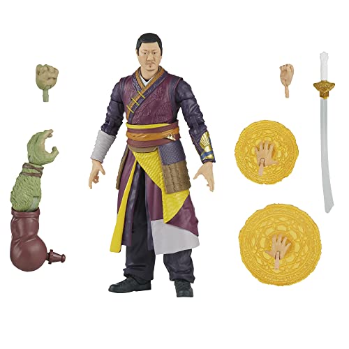 Hasbro Marvel Legends Series Doctor Strange in The Multiverse of Madness 6-inch Collectible Wong Cinematic Universe Action Figure Toy, 4 Accessories and 1 Build-A-Figure Part