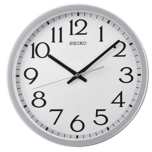 Seiko 12" Easy Read Classic Wall Clock, White