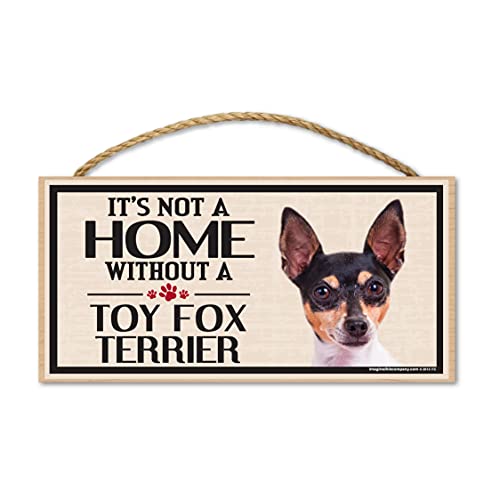 Imagine This Company Wood Sign for Toy Fox Terrier Dog Breeds