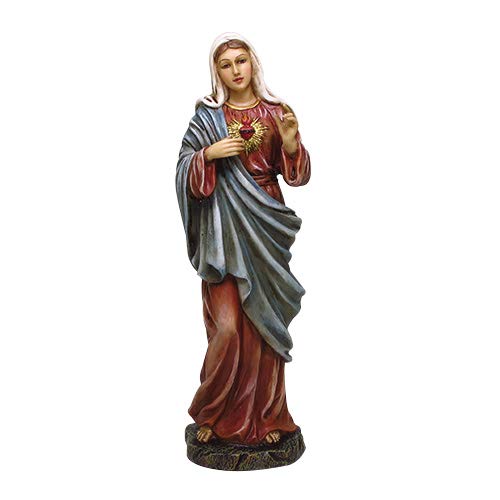 Pacific Trading Sacred Heart of Mary Statue Purity Charity and Devotion