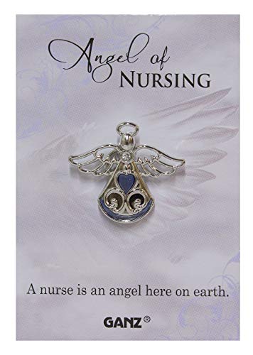 Ganz Angel of Nursing Tac Pin with Story Card
