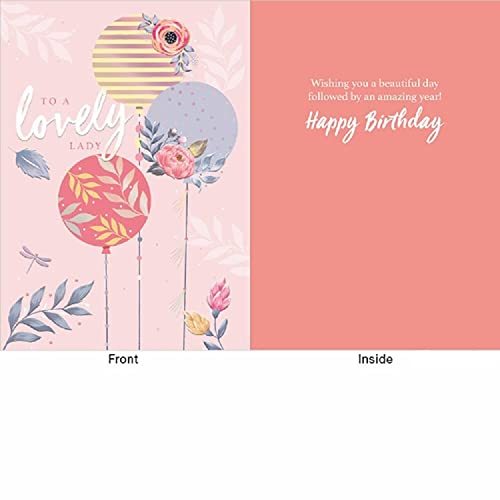 Design Design Lovely Lady Birthday Card - Her