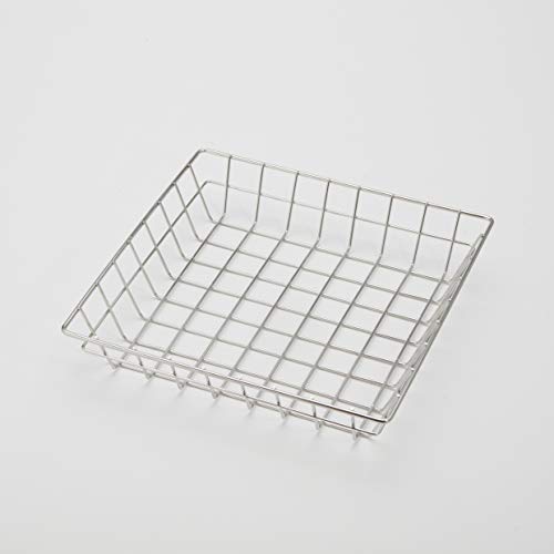 American Metalcraft SQGS10 Square Wire Grid Basket, Stainless Steel, 10-Inches