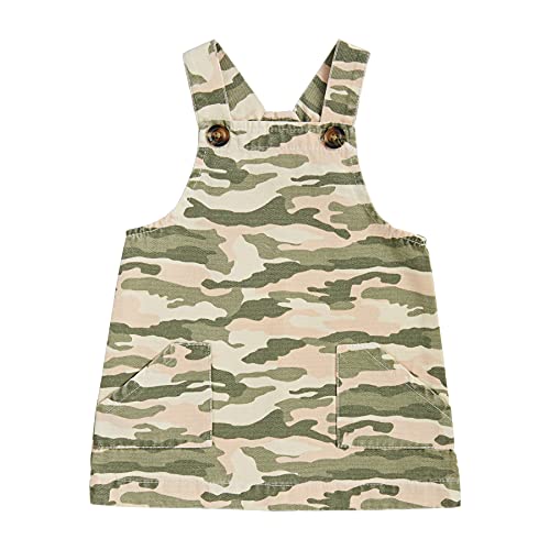 Mud Pie Toddler Camo Overall Dress, large