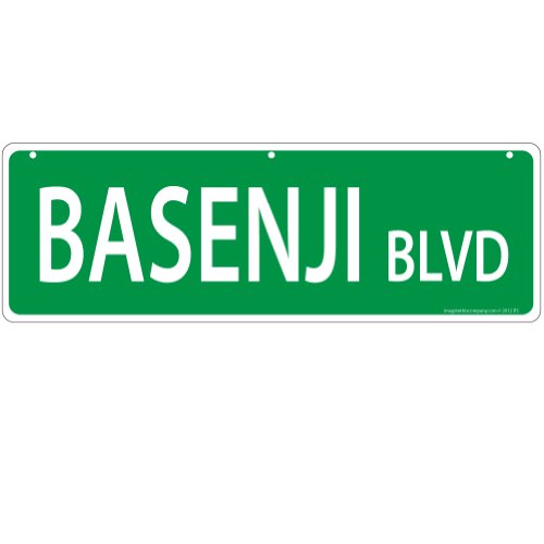 Imagine This Company Basenji Street Sign