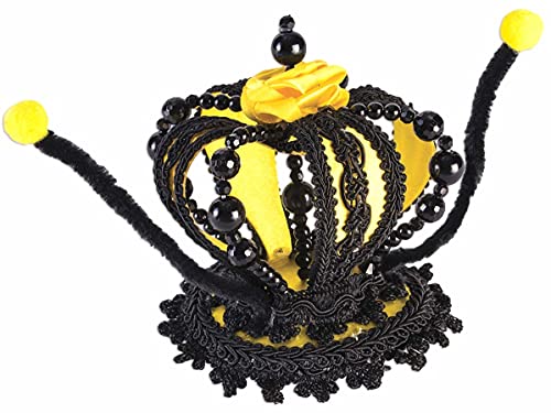 Forum Novelties Mini Bumble Bee Crown, As Shown, One Size