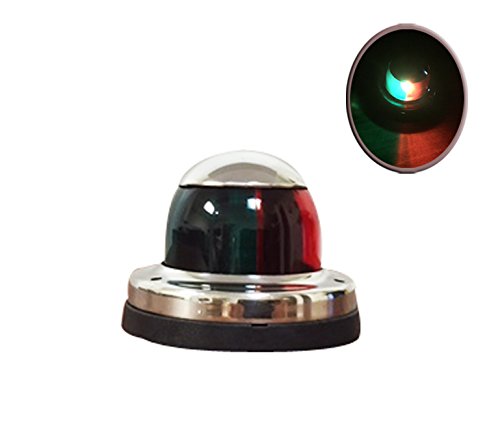 Pactrade Marine Stainless Steel LED Red Green Navigation Stern Bow Light