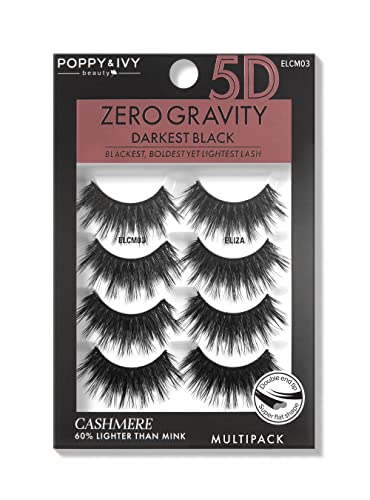 Absolute New York Poppy & Ivy Cashmere Zero Gravity Lashes Multipack (Eliza)