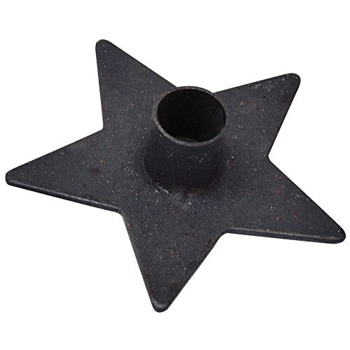 CWI Hearthside Collection Distressed Star Candle Holder