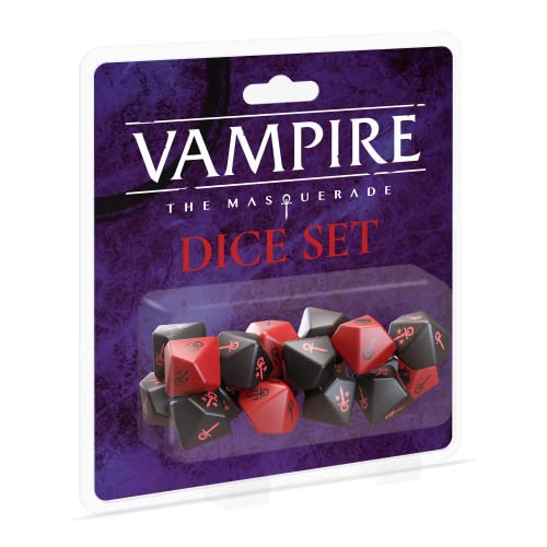 Renegade Game Studios Store Vampire: The Masquerade Dice Set - for Vampire: The Masquerade Roleplaying Game
