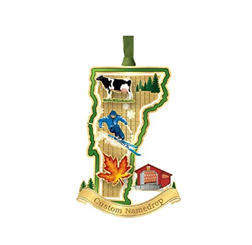 Beacon Design 61437 State of Vermont Hanging Ornament
