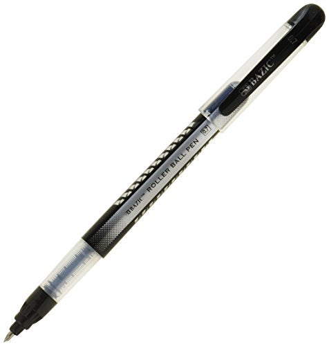 BAZIC Taylor Black Color Rollerball Pen (3/Pack)