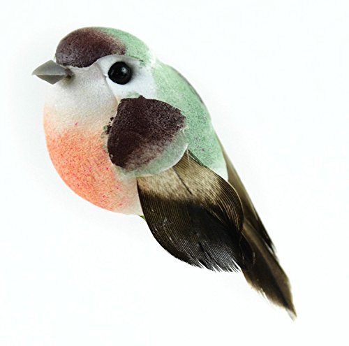 Midwest Design Touch of Nature Mint Green Mini Bird 2" 1pc