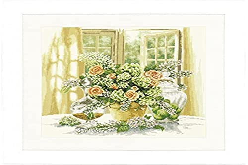 Vervaco Lanarte Counted Cross Stitch Kit: A Sunny Morning, NA, 40 x 40cm