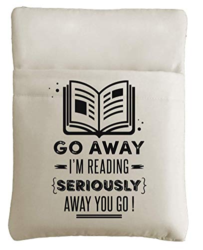 Shelftify Go Away I'm Reading Book Sleeve - Book Cover for Hardcover and Paperback - Book Lover Gift - Notebooks and Pens Not Included