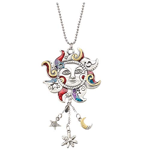 Ganz 1 X Celestial Sun Hand-Painted Car Charm Ornament
