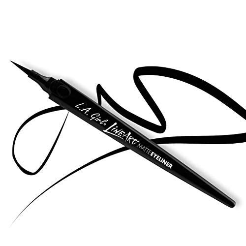 L.A. Girl LA Girl, Line Art Matte Eyeliner Intense Black, 0.01 Fl Oz