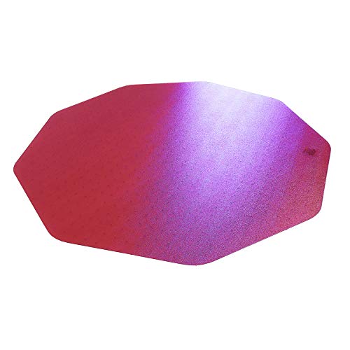 Floortex CC111001009RC 9Mat Chair Mat for Carpets, 38" x 39", Cerise Pink