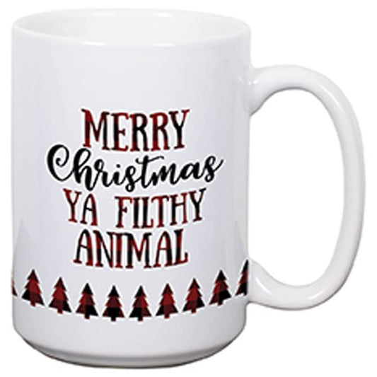 Carson Home Filthy Animal Boxed Mug, 5.25-inch Length, 15 oz., Ceramic