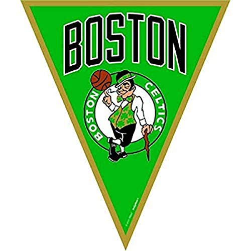 amscan Boston Celtics NBA Collection Pennant Banner, Party Decoration Green, 12&