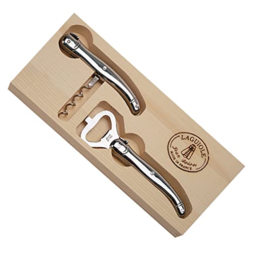 The French Farm - Laguiole 2-Piece Corkscrew and Opener in Wooden Case