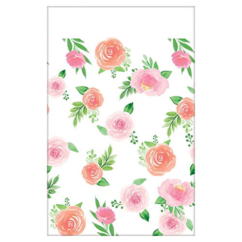 Amscan Floral Baby Paper Rectangle Tablecover
