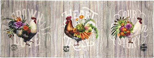 Manual SOORG Table Runner, 36-inch Length (Our Rooster Garden by Geoffrey Allen)