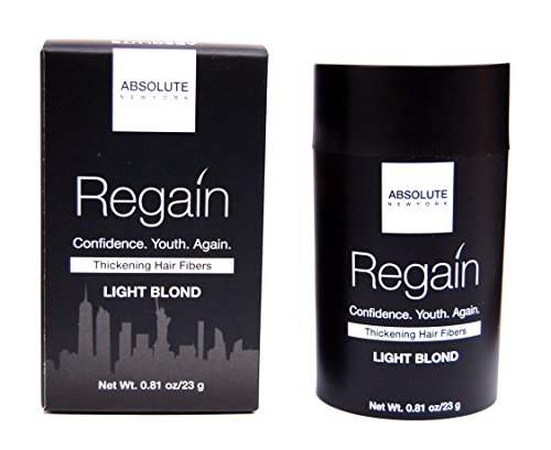 Absolute New York Regain Hair Fibers By Absolute 0.81Oz / 23G (Light Blond)