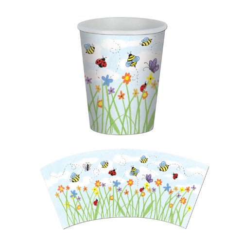 Beistle Garden Beverage Cups (8/Pkg)