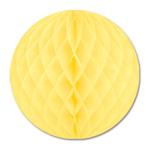 Beistle Yellow Tissue Ball Holiday Decoration