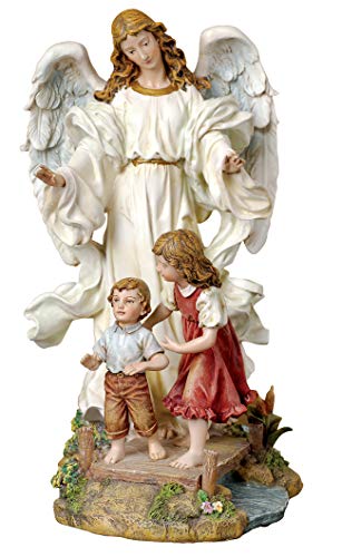 Roman 10" Classic Guardian Angel Figurine